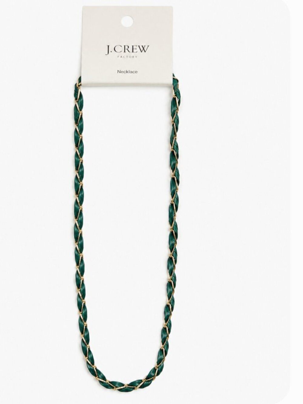 J‎ Crew Factory Ribbon-wrapped necklace